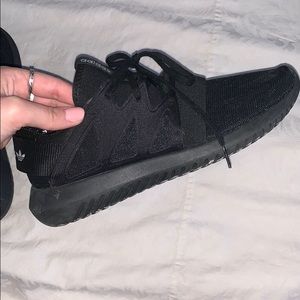 Black Adidas sneakers (worn less than 5 times)